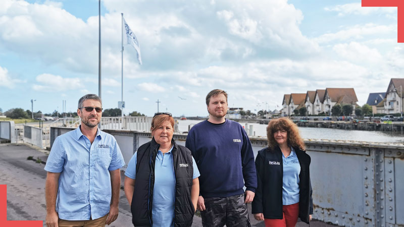 Protecthoms Caen équipe les personnels de Ports du Calvados